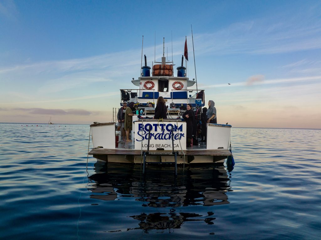 Bottom Scratcher charter boat on the water